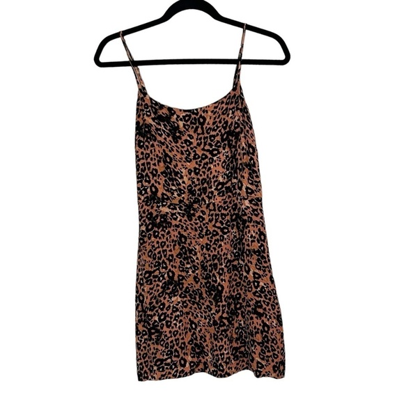 Aritzia Wilfred Isabelle Dress- Leopard Print 90's Mini Dress - Picture 6 of 14
